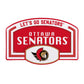 NHL Embossed Steel Wall Sign, 11" x 17" Senators