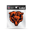 NFL Clear Backer Decal 4x4 Bears
