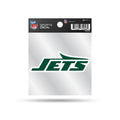 NFL Clear Backer Decal 4x4 Jets