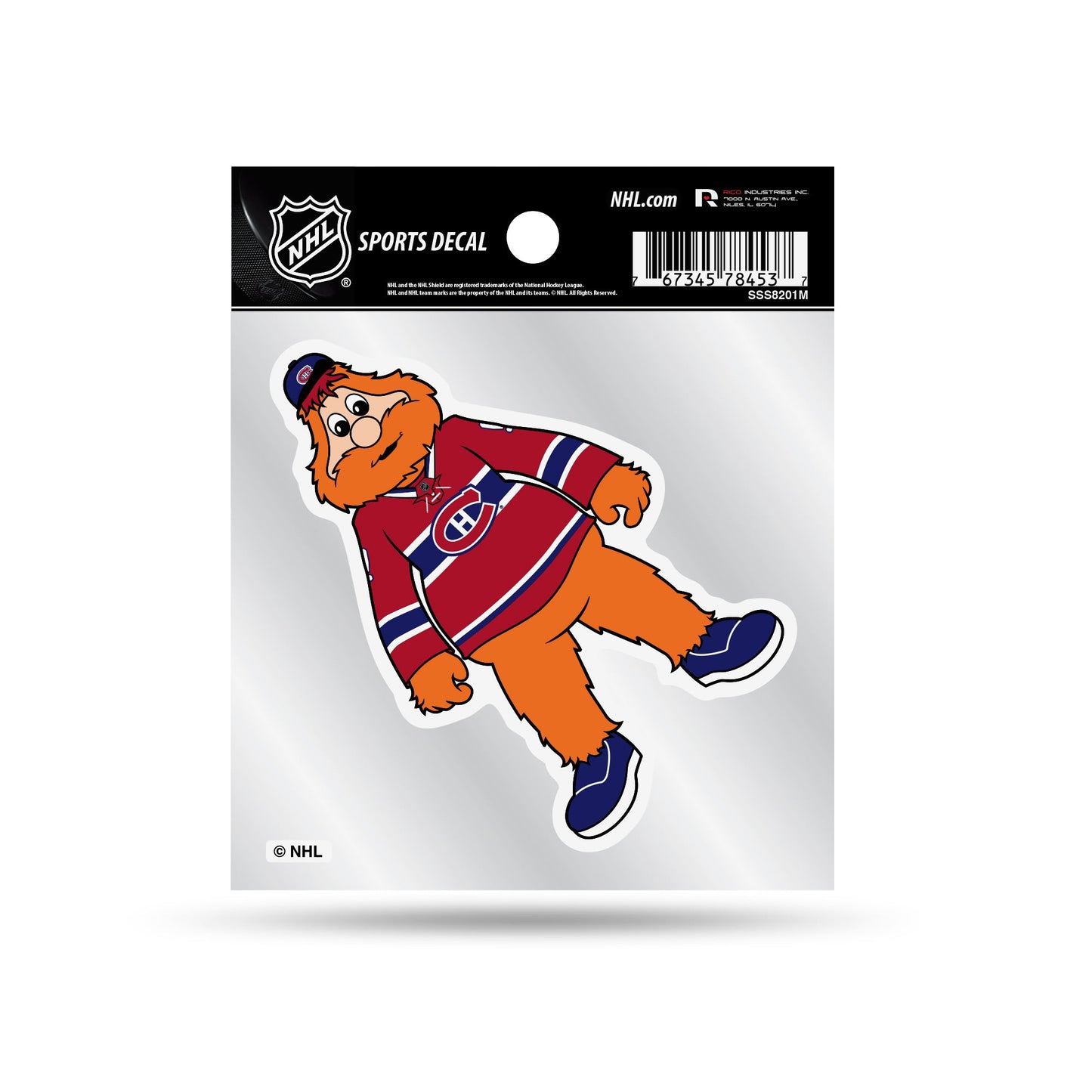 NHL Decal Weeded Mascot Canadiens