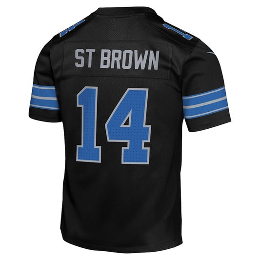 NFL Player Game Jersey Alt Black Amon-Ra St. Brown Lions