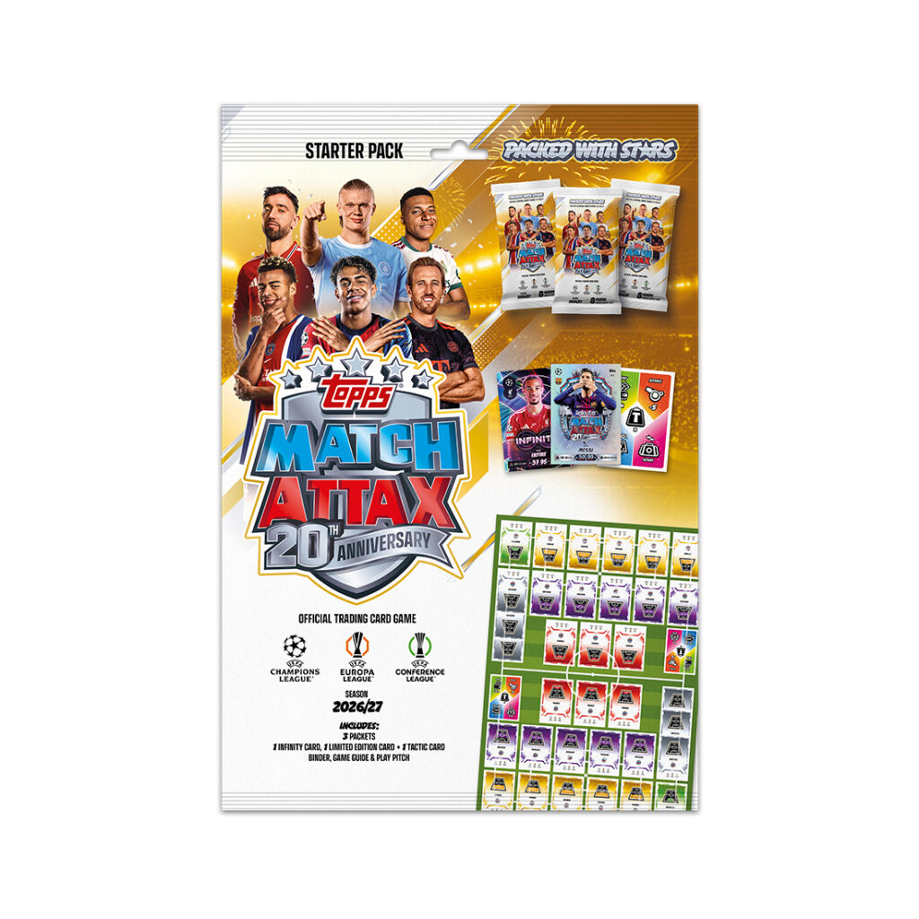 Topps Match Attax Champions League Trading Cards 2026-27 Starter Pack