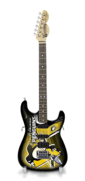 NHL Mini Guitar Penguins