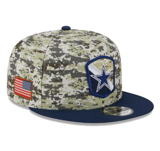NFL Hat 950 Snapback Salute to Service 2023 Cowboys
