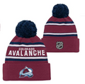 NHL Youth Knit Hat Jacquard Wordark Avalanche
