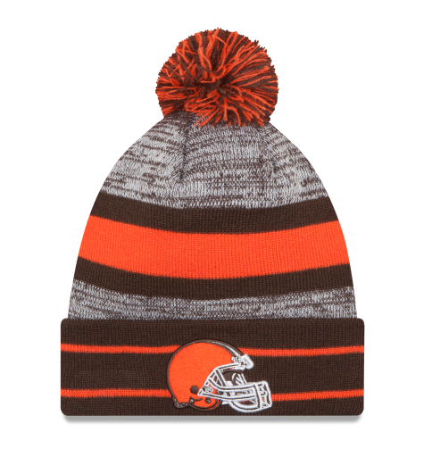 NFL Knit Hat Pom Cuff Browns