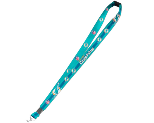 NFL Lanyard Sublimated Dolphins