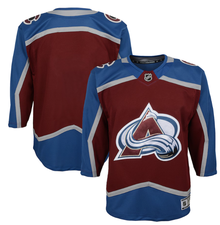 NHL Kids Blank Premier Jersey Home Avalanche