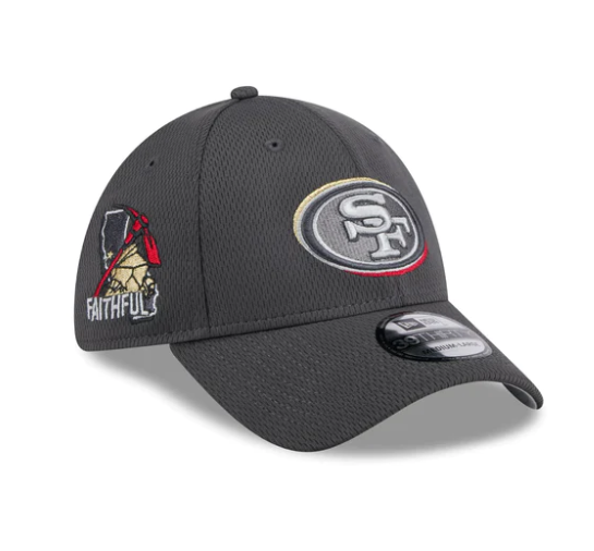 NFL Hat 3930 Draft 2024 Grey 49ers