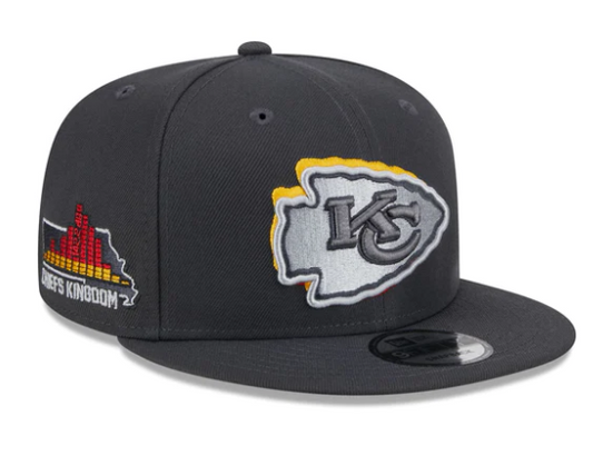 NFL Hat 950 Snapback Draft 2024 Grey Chiefs