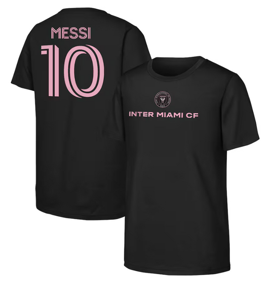 MLS Youth Player T-Shirt Away (Black) Lionel Messi Inter Miami CF