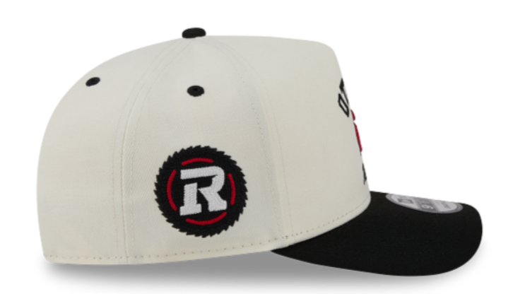 CFL Hat 950 A-Frame Snapback Arched Redblacks