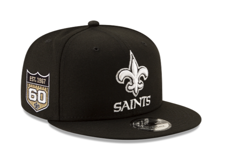 NFL Hat 950 Snapback 60th Anniversary Saints