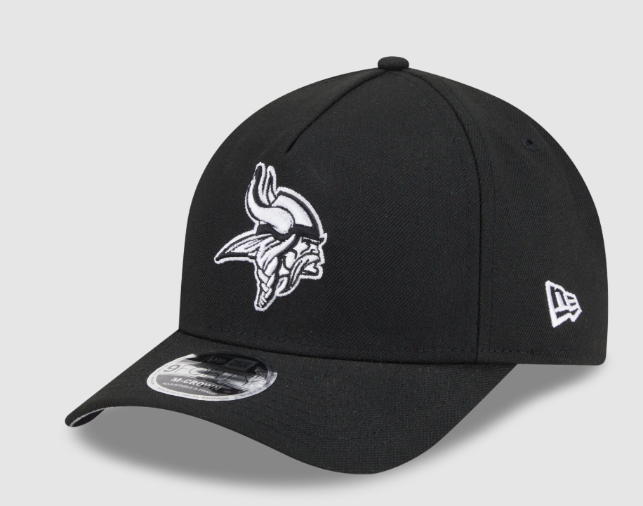 NFL Hat 940 Snapback A-Frame M-Crown Black  Vikings