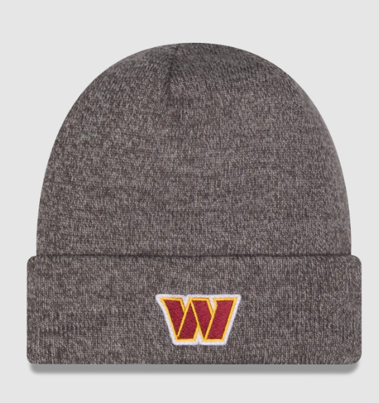 NFL Knit Hat Tonal Mini Logo Cuff Commanders