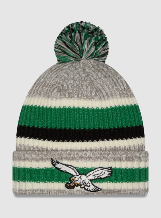 NFL Knit Hat Stripe Vintage Eagles