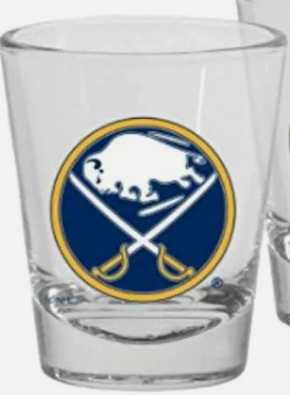 NHL Shot Glass 2oz Sabres