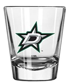 NHL Shot Glass 2oz Stars