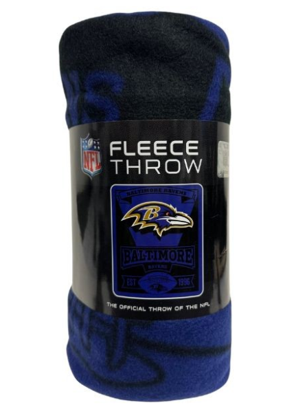 NFL Fleece Throw Marquee Ravens