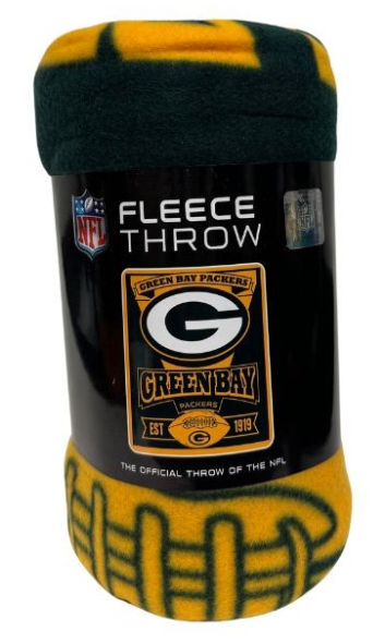 NFL Fleece Throw Marquee Packers