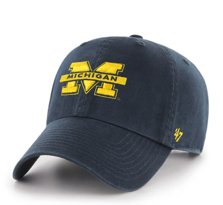NCAA Hat '47 Clean Up Basic Michigan Wolverines