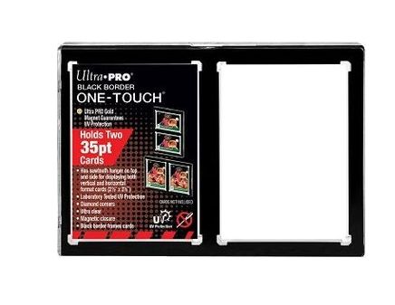 Card One-Touch Black Boarder 35pt 2 Cards