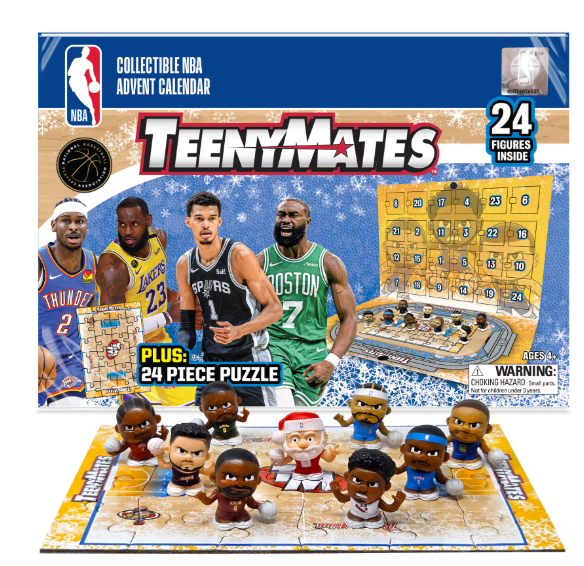 NBA Collectible Figure Advent Calendar Teenymates 2025