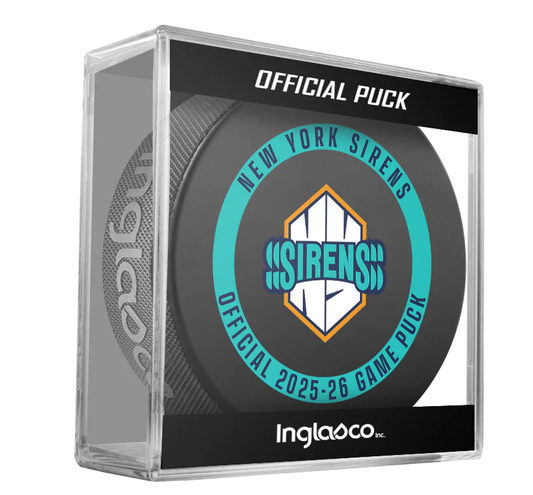 PWHL Game Puck 2025-26 New York Sirens