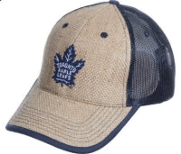 NHL Straw Baseball Hat Maple Leafs