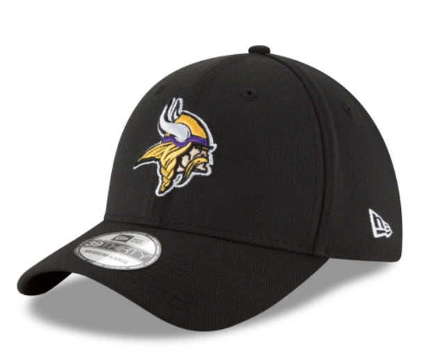 NFL Hat 3930 Team Classic Vikings Black