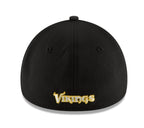NFL Hat 3930 Team Classic Vikings Black
