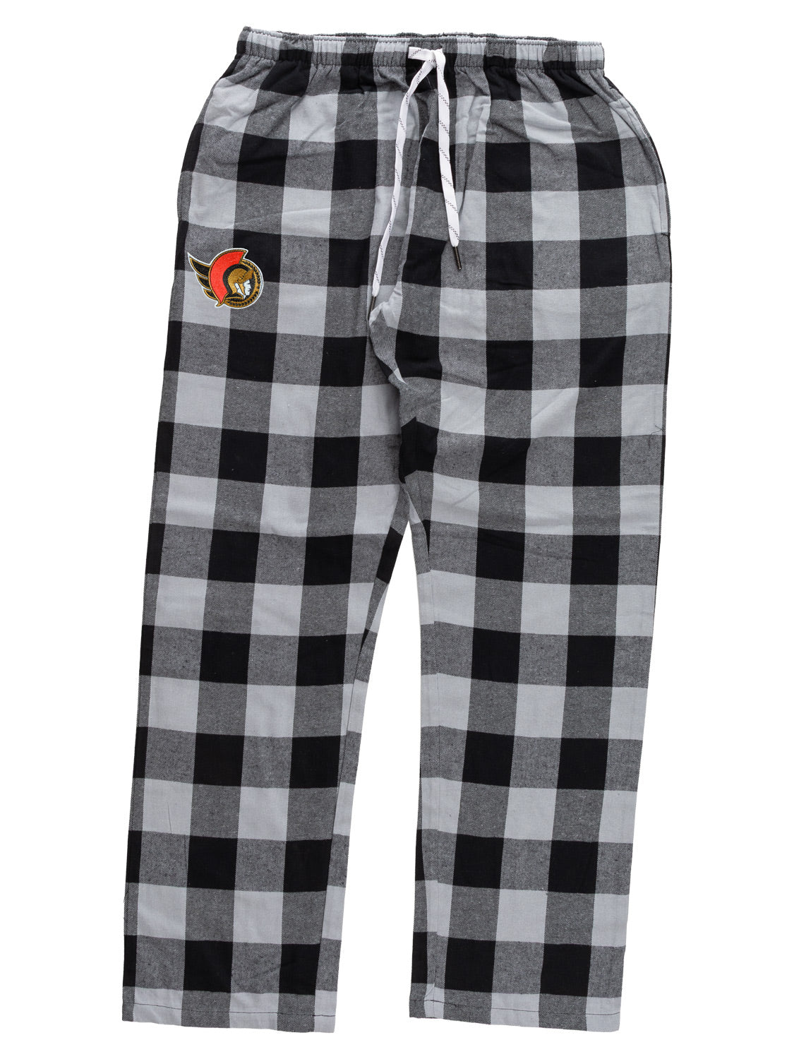 NHL PJ Pant Buffalo Plaid Grey Senators
