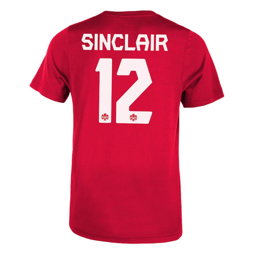 Soccer Canada Player Dri-Fit T-Shirt Legend Christine Sinclair Team Canada