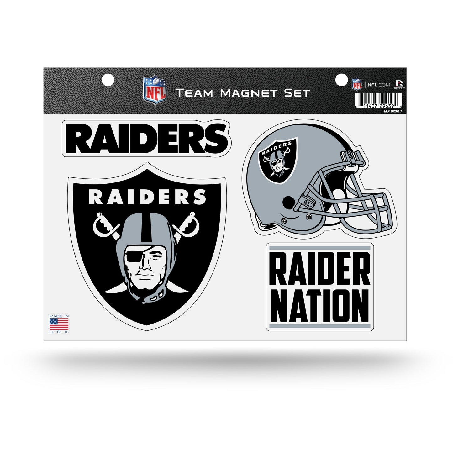 NFL Team Magnet Set Raiders