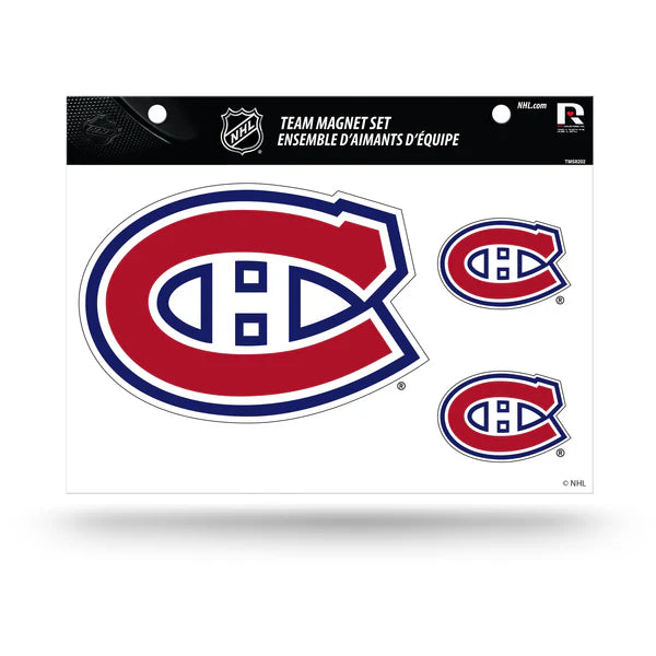 NHL Team Magnet Set Canadiens