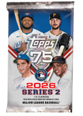 MLB Baseball Trading Cards Topps 2026 Topps 75 Series Two (Single Pack)