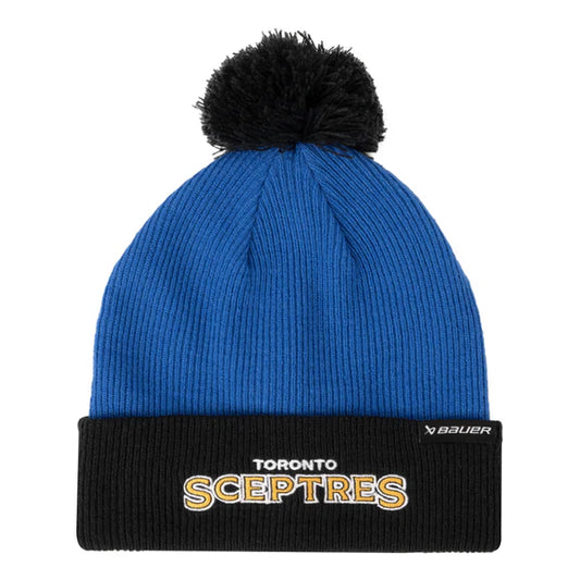 PWHL Knit Hat Ribbed Cuff Pom Toronto Sceptres