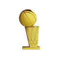NBA Lapel Pin Larry O' Brien 3D Trophy