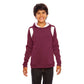 Team 365 Youth Blank Hoodie Elite Performance Maroon