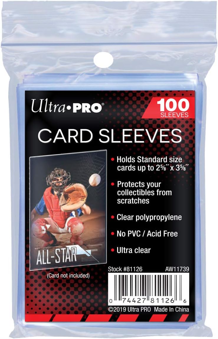 Ultra Pro Card Sleeves Clear 100 Pack