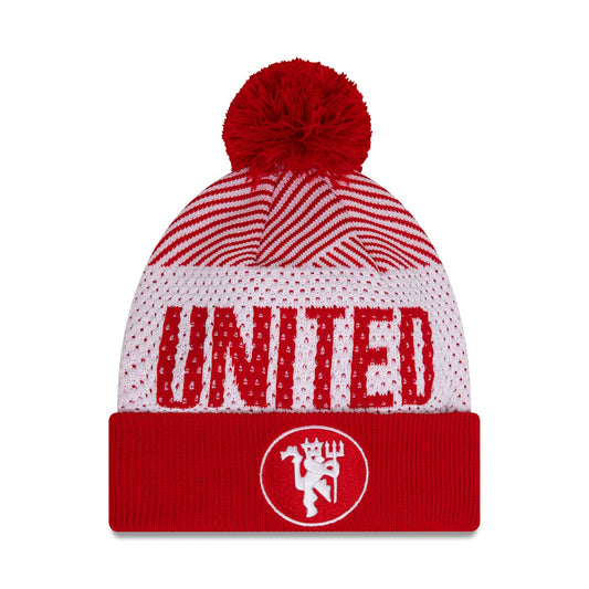 EPL Knit Hat Engineered Cuff Pom Manchester United FC