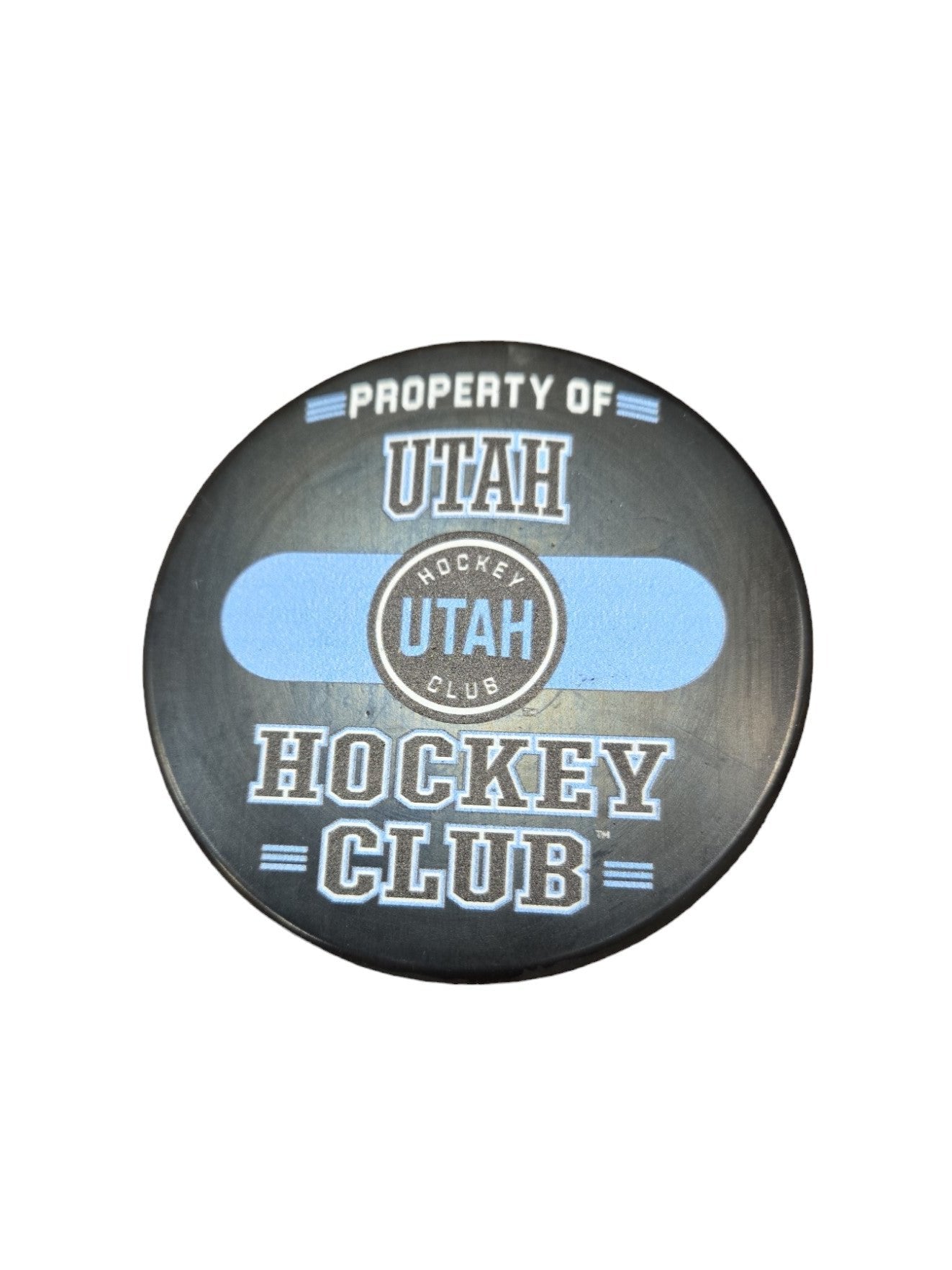 NHL Puck Property of Utah Hockey Club