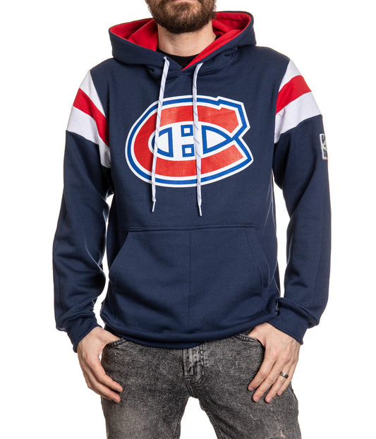 NHL Hoodie Retro Varsity Inset Canadiens