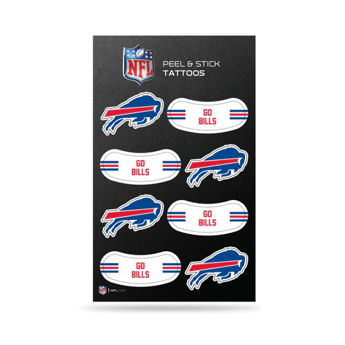 NFL Peel and Stick Tattoos Bills