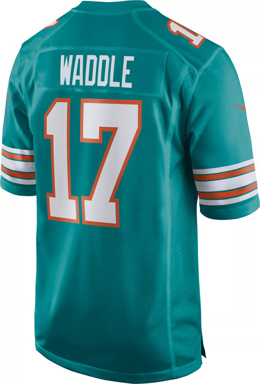 NFL Player Game Jersey Alt Aqua Jaylen Waddle Dolphins