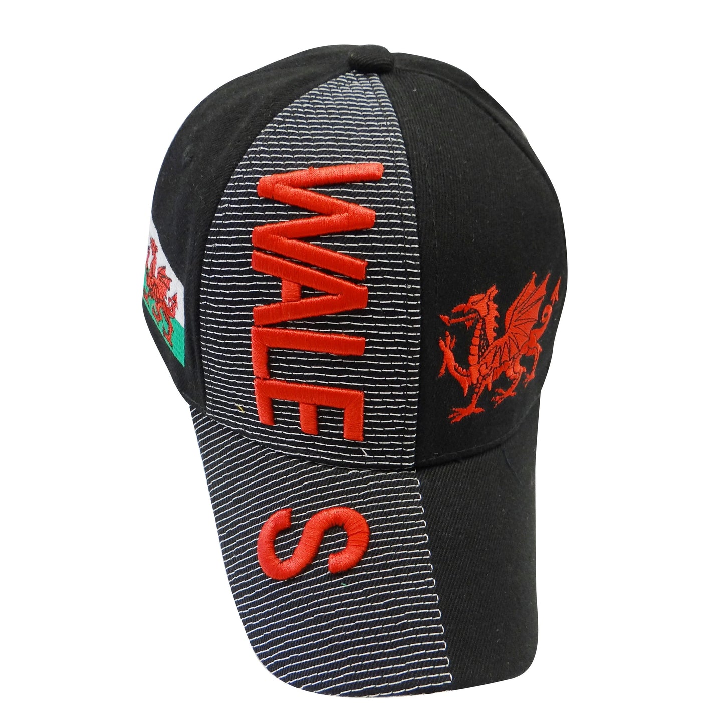 Country Hat 3D Wales (Black)