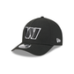 NFL Hat 940 Snapback A-Frame M-Crown Tonal Black Commanders