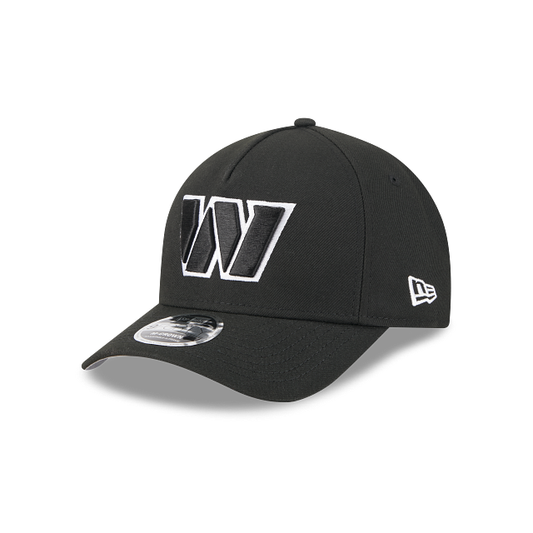 NFL Hat 940 Snapback A-Frame M-Crown Tonal Black Commanders