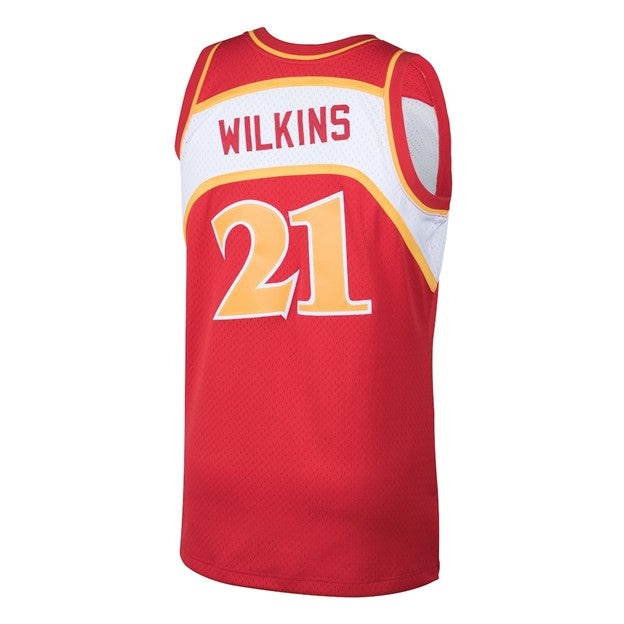 NBA Hardwood Classics Player 1986-87 Swingman Jersey Dominique Wilkins Hawks (Scarlet)