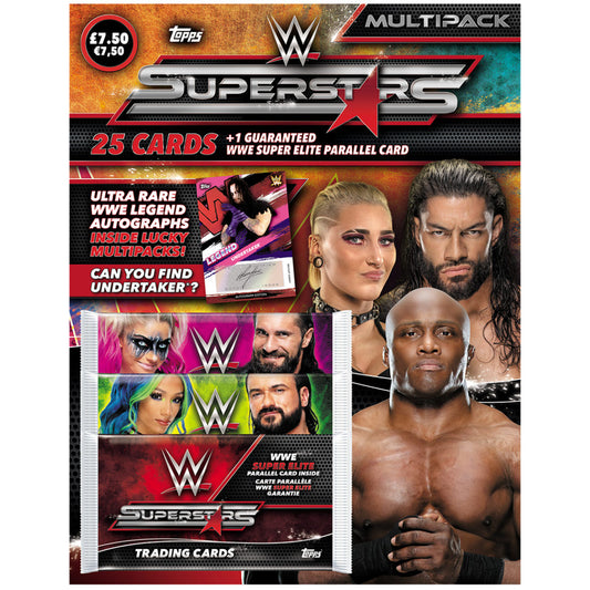 Topps WWE Superstars Multipack A 2021 (25 Cards + Super Elite Parallel)